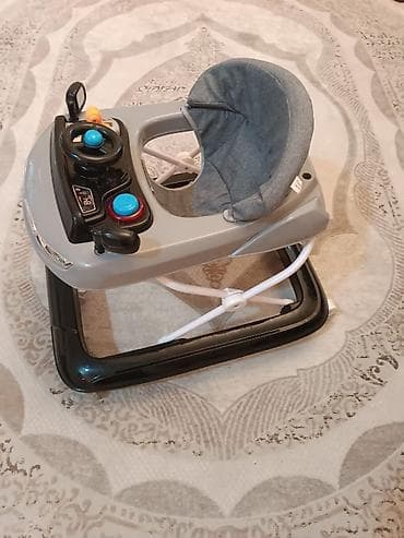 oyuncaq rol: Детские ходунки. Мягкое и моющееся тканевое сиденье. Регулируемая по — 3