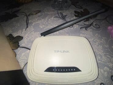 Modemlər və şəbəkə avadanlıqları: TP-Link modem 📌Model No.: TL-WR740N. 📌V.: 4.27. 📌Qutusuzdur ! 📌Adapter — 5