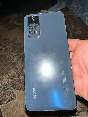 Audio: Redmi Note 11, 128 GB, rəng - Qara, Barmaq izi — 2