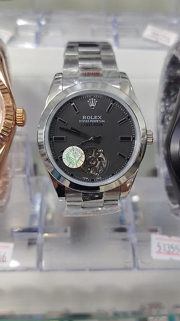 Məhsul: Qara rəngli qol saatları (Oyster Perpetual üslubu) Təsvir: - — 5
