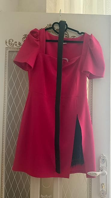 bil: Qadın donu – qısa, al-qırmızı/çəhrayı tonlarda - Model: Mini uzunluq — 1