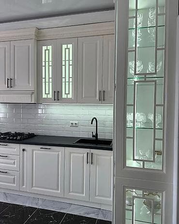 benovseyi metbex mebelleri: Sifarişlə mətbəx dəsti, Özü çəkən petlələr, Mat laminat, Kredit var, Pulsuz çatdırılma — 3