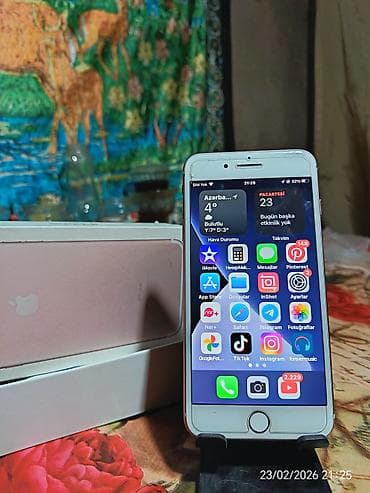 IPhone 7 Plus, 128 GB, Rose Gold, Barmaq izi
