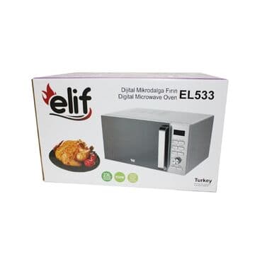 Mikrodalğalı soba Elif, Quraşdırılan, Mikrodalğalar ilə, rəng - Boz, Yeni