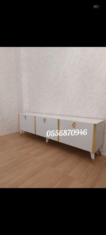 Yeni, Düz TV altlığı, Polkalı, Laminat, Azərbaycan — 6