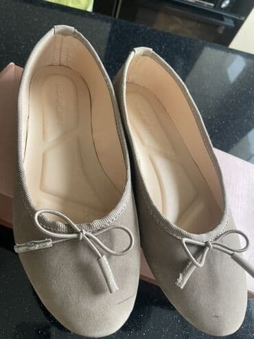 tangetka ayaqqabi: Baletkalar, Ölçü: 38, rəng - Bej, İşlənmiş — 1