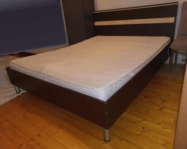 carpayı sumqayıt: İkinəfərlik çarpayı, Bazasız, Matras ilə, Siyirməsiz — 4