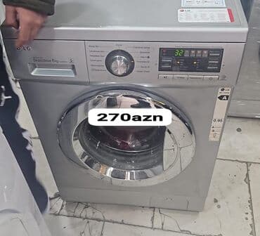 Paltaryuyan maşın LG, 6 kq, Avtomat, Qurutmasız, Kredit yoxdur