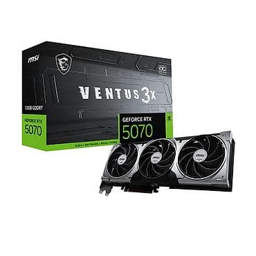Elektronika: MSI GeForce RTX 5070 12G VENTUS 3X OC, 12GB GDDR7 MSI GeForce RTX — 1