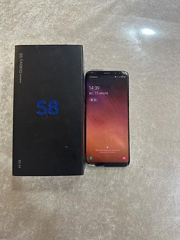 honor 8 s: Samsung Galaxy S8, 64 GB, rəng - Qızılı, Qırıq — 1