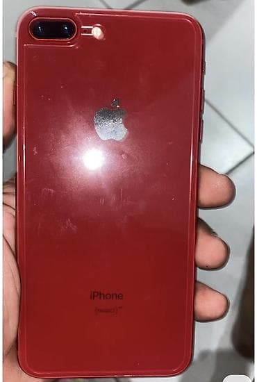 apple imac: IPhone 8 Plus, 64 GB, Qırmızı, Simsiz şarj — 3