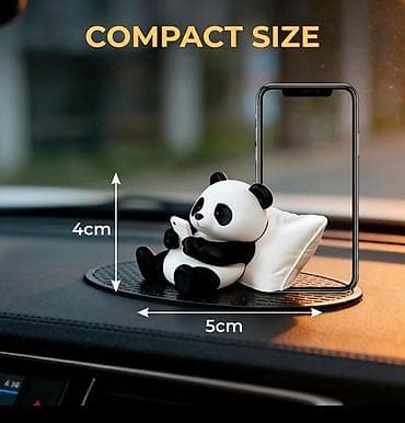 mini canqan: Avtomobil üçün Panda yastıq dekoru. Panda oyuncaq, panda fiquru — 2