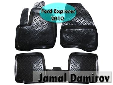 антискользящие коврики: Ford explorer 2010 üçün poliuretan ayaqaltılar. полиуретановые коврики — 1
