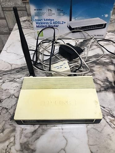 gigamax internet paketi: Wi-Fi internet ucun modem router TP-LINK . Islek veziyetde . Biri 10 — 2
