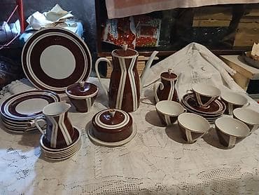 dr brown: Çay dəsti, rəng - Qəhvəyi, Keramika — 1