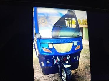 225 70 16: Yükdaşıma üçün 3 təkərli motosikl (trisikl) - Rəng: mavi - Güclü — 3