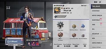 PUBG Mobile hesabı – yüksək səviyyəli kosmetiklər və rütbələr Öncəki