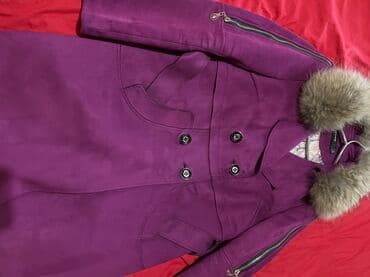 palto qadın üçün: Palto, L, rəng - Bənövşəyi — 1