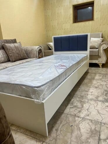 tek neferlik carpayı: Yeni, Təknəfərlik çarpayı, Bazasız, Matras ilə, Azərbaycan — 6