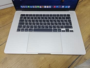 apple notebook qiymeti: Apple Macbook Air Cup Apple M3 RAM 8GB SSD 256GB Ekran 15 inc Cycle — 2