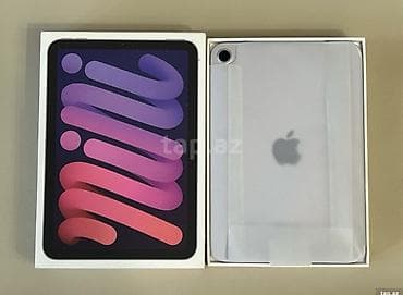 ipad case: Apple iPad mini 7(A17 Pro) 128GB Purple Apple zəmanəti 04.11.2026 — 1