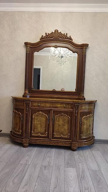 Мебель для дома: Klassik üslubda qonaq otağı üçün dəst: - Geniş komod və böyük — 2