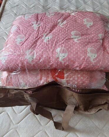 qadın üçün hədiyyə: Qız üçün, İşlənmiş, Dördbucaq, Beşik, Dəst ilə, Matras ilə, Yellənmə mexanizm ilə — 3