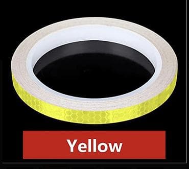 velosiped diski: Məhsul: Reflektor lent – Sarı rəng Təsvir: - Yüksək görünürlüklü, bal — 1