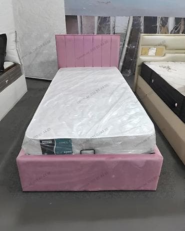 Mebel: Oğlan və qız üçün, Yeni, Çarpayı, Bazasız, Matras ilə, Siyirməsiz — 2