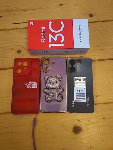 redmi not 13: Redmi 13C, 128 GB, rəng - Boz, İki sim kartlı — 1