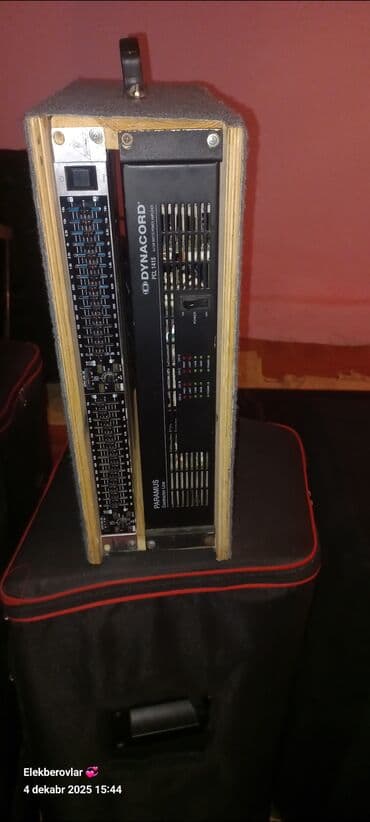 Arginal Dynacord 4 çıxış istiyen olsa qutu ile ve ekvalazer ilede sata lalafo.az -da Arginal Dynacord 4 çıxış istiyen olsa qutu ile ve ekvalazer ilede sata