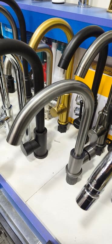 donuz eti: Mətbəx üçün qarışdırıcı kranlar – müxtəlif dizayn və rənglərdə - — 1