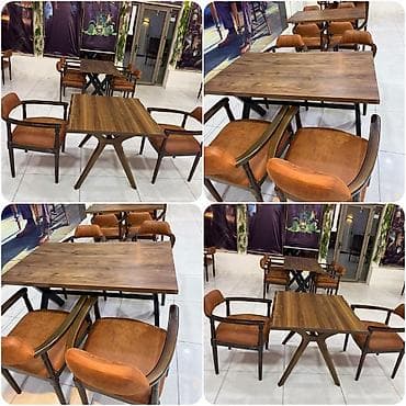 taxta dibcekler: Açılmayan, Dördbucaq masa — 1