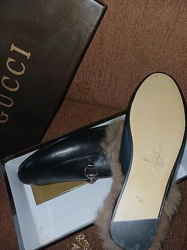 Məhsul: Gucci Princetown dəridən tüklü loafer (qadın/kmi) - Material — 2