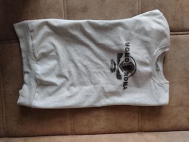 dəs paltar: UOMO ROMA loqolu boz svitşört - Rəng: açıq boz (melanj) - Model — 3