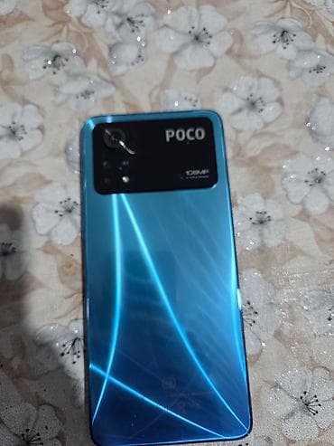poco x4: Poco X4 Pro 5G, 256 GB, rəng - Mavi, Barmaq izi, Face ID — 2