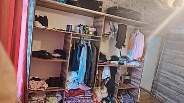 taxt dəmiri: 2 qapılı, Güzgülü, Qəhvəyi, Taxta, Kupe, Düz dolab — 7