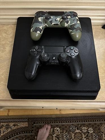 pleys: PlayStation 4 Slim oyun konsolu Xüsusiyyətlər: - Rəng: qara, yığcam — 4