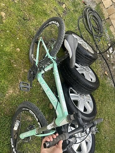 format velosiped: Lada Sport dağ velosipedi - Rəng: açıq yaşıl - Çərçivə: Lada Sport — 3