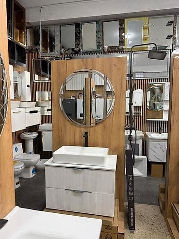 sumqayit ucuz kamot: Vanna otağı üçün müasir mebel və sanitar avadanlıq dəsti. - Şaquli — 1