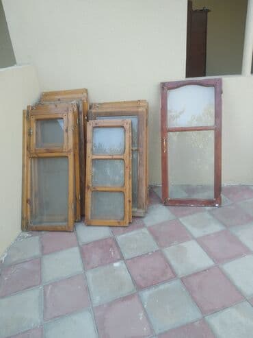 qapı və pəncərə: Pəncərələr çərçivəsiz, hovsanda — 3