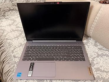 ipad 6 mini: Lenovo noutbuk – 15.6" ekranlı, nazik çərçivəli, boz (grey) korpus — 1