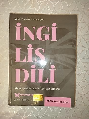 ud hindi: Məhsul: “İngilis Dili – Abituriyentlər üçün tapşırıqlar toplusu” — 1