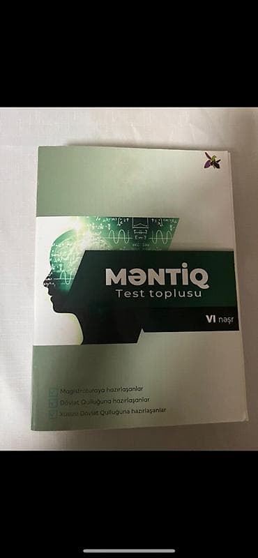 Magisr kitabı Məntiq – Test toplusu (VI nəşr) - Magistraturaya