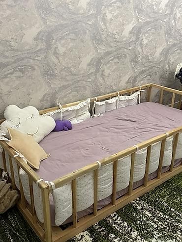 carpayi matrasi: Oğlan və qız üçün, Çarpayı, Bazasız, Matras ilə, Siyirməsiz — 2