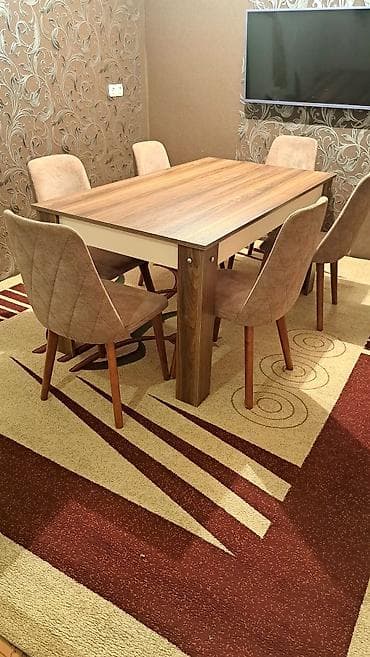 Açılmayan, Dördbucaq masa, 4 stul lalafo.az -da Açılmayan, Dördbucaq masa, 4 stul