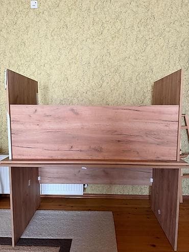 dərs çalışma masası: Kompüter masası, Yeni, Açılmayan, MDF, Dördbucaq masa — 2