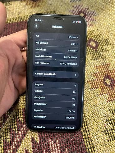 ps3 oyun cdleri: IPhone 11, 64 GB, Qara, Face ID — 6