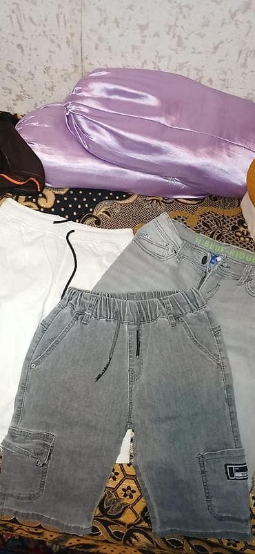 kosarkaske patike: Usaq geyimleri yay ve qis ucun 6,7yasa uygun olar mektebli salvarida — 9