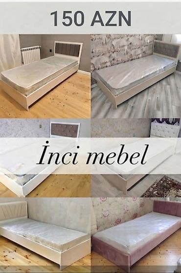 parca skaf: Yeni, Təknəfərlik çarpayı, Bazasız, Matras ilə, Siyirməsiz, Azərbaycan — 1